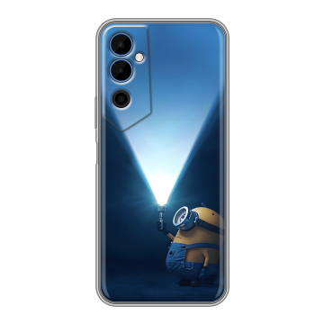 Силиконовый чехол на Tecno Pova Neo 2 с принтом Миньоны Силиконовый чехол на Tecno Pova Neo 2 с принтом Миньоны