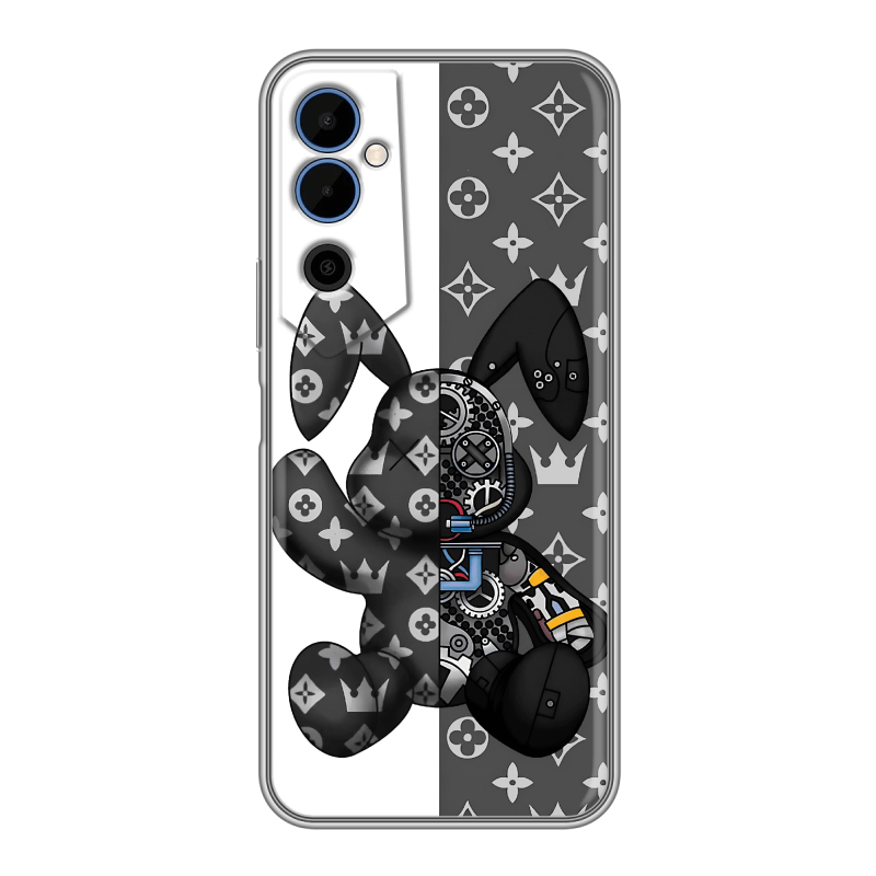 Силиконовый чехол на Tecno Pova Neo 2 с принтом Луи робот Силиконовый чехол на Tecno Pova Neo 2 с принтом Луи робот
