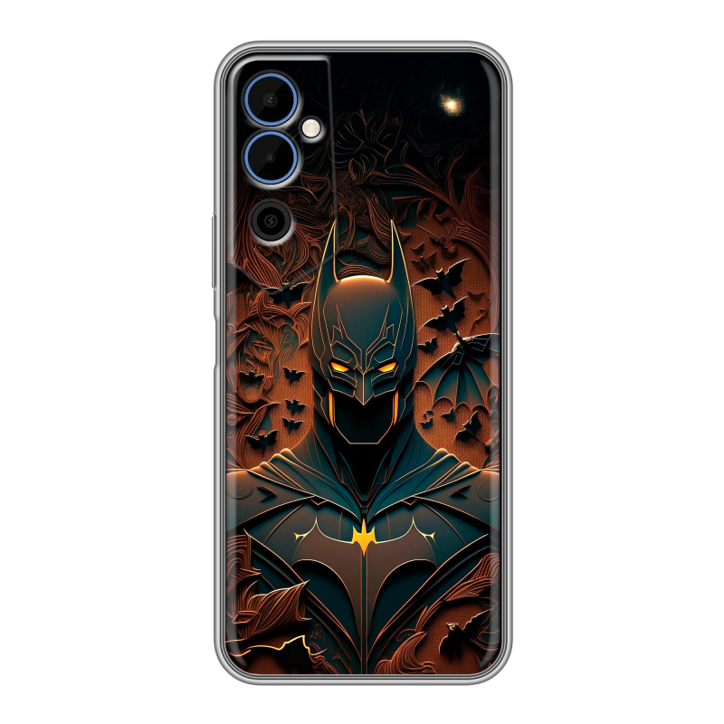 Силиконовый чехол на Tecno Pova Neo 2 с принтом Batman Бэтмен Силиконовый чехол на Tecno Pova Neo 2 с принтом Batman Бэтмен