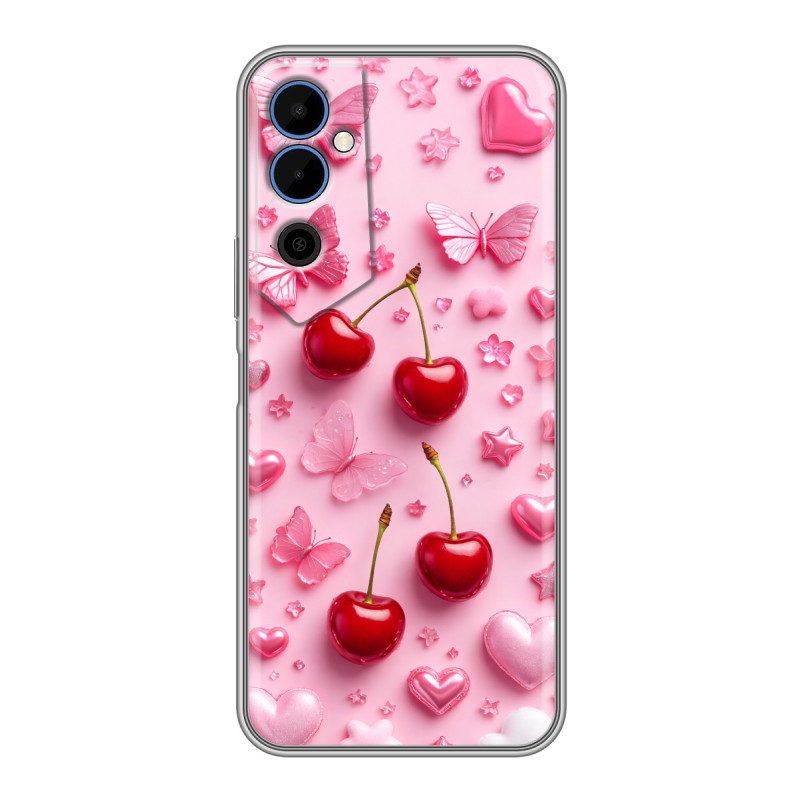 Силиконовый чехол на Tecno Pova Neo 2 с принтом для девочек Силиконовый чехол на Tecno Pova Neo 2 с принтом для девочек