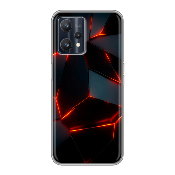 Силиконовый чехол на Realme 9 5G с принтом Яркие абстракции Силиконовый чехол на Realme 9 5G с принтом Яркие абстракции
