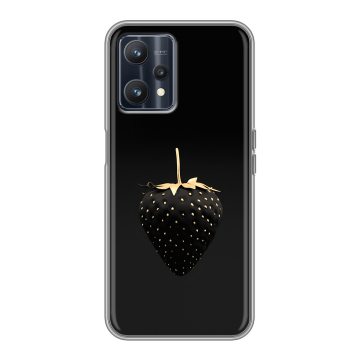 Силиконовый чехол на Realme 9 5G с принтом Черная клубника Силиконовый чехол на Realme 9 5G с принтом Черная клубника