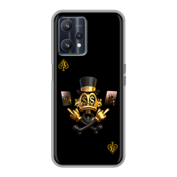Силиконовый чехол на Realme 9 5G с принтом Золотой скрудж макдак Силиконовый чехол на Realme 9 5G с принтом Золотой скрудж макдак