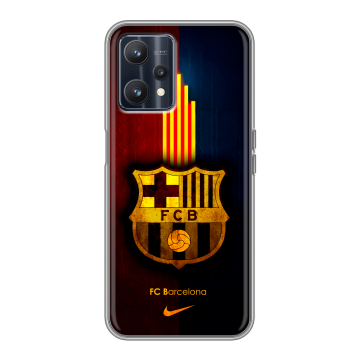 Силиконовый чехол на Realme 9 5G с принтом Барселона Barcelona Силиконовый чехол на Realme 9 5G с принтом Барселона Barcelona