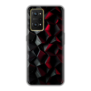Силиконовый чехол на Realme GT Neo 3T с принтом Абстракция