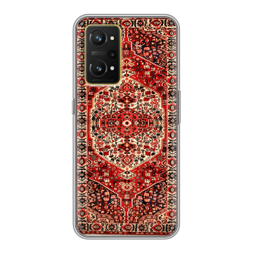 Силиконовый чехол на Realme GT Neo 3T с принтом Ковер