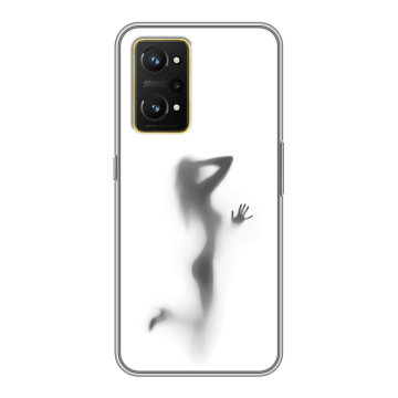 Силиконовый чехол на Realme GT Neo 3T с принтом Силуэт