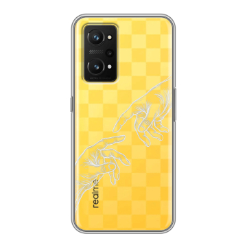 Силиконовый чехол на Realme GT Neo 3T с принтом Сотворение мира Силиконовый чехол на Realme GT Neo 3T с принтом Сотворение мира