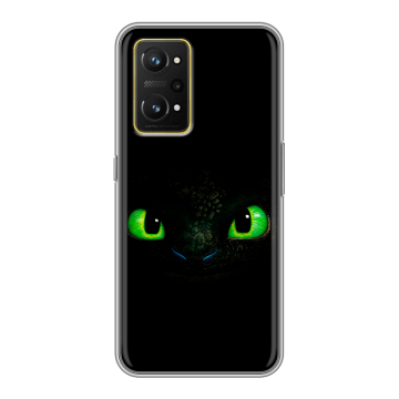 Силиконовый чехол на Realme GT Neo 3T с принтом Как приручить дракона