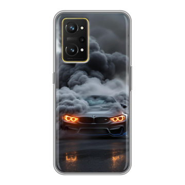 Силиконовый чехол на Realme GT Neo 3T с принтом BMW БМВ