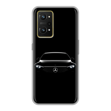 Силиконовый чехол на Realme GT Neo 3T с принтом Mercedes Мерседес