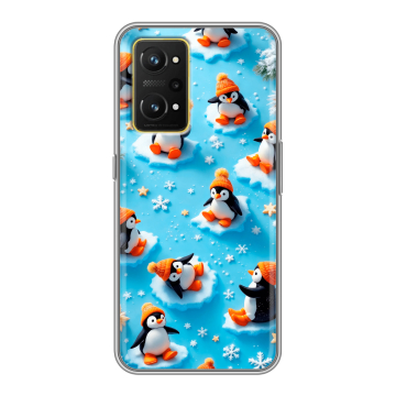 Силиконовый чехол на Realme GT Neo 3T с принтом Новый год Силиконовый чехол на Realme GT Neo 3T с принтом Новый год