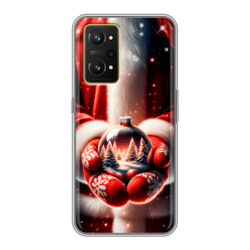 Силиконовый чехол на Realme GT Neo 3T с принтом Новый год Силиконовый чехол на Realme GT Neo 3T с принтом Новый год