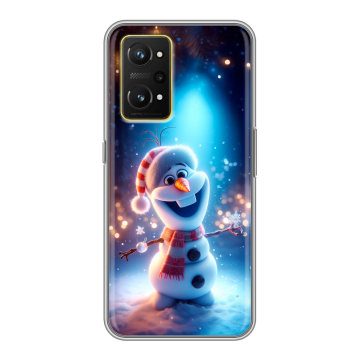 Силиконовый чехол на Realme GT Neo 3T с принтом Новый год Силиконовый чехол на Realme GT Neo 3T с принтом Новый год