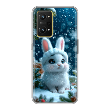 Силиконовый чехол на Realme GT Neo 3T с принтом Новый год Силиконовый чехол на Realme GT Neo 3T с принтом Новый год