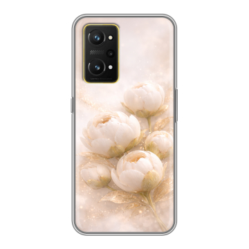 Силиконовый чехол на Realme GT Neo 3T с принтом женский