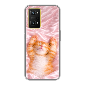 Силиконовый чехол на Realme GT Neo 3T с принтом женский