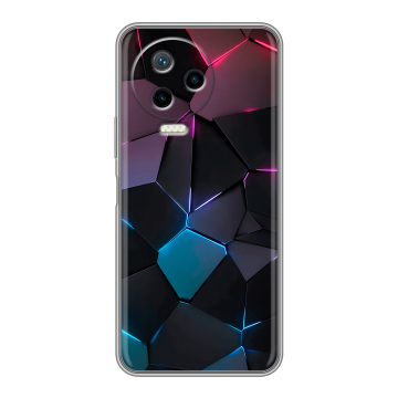 Силиконовый чехол на Infinix Note 12 2023 G99 с принтом Геометрия неона Силиконовый чехол на Infinix Note 12 2023 G99 с принтом Геометрия неона
