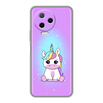 Силиконовый чехол на Infinix Note 12 2023 G99 с принтом Единорог Силиконовый чехол на Infinix Note 12 2023 G99 с принтом Единорог