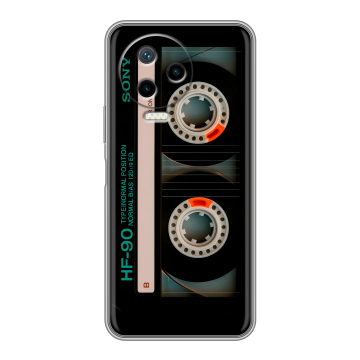 Силиконовый чехол на Infinix Note 12 2023 G99 с принтом Кассета Силиконовый чехол на Infinix Note 12 2023 G99 с принтом Кассета
