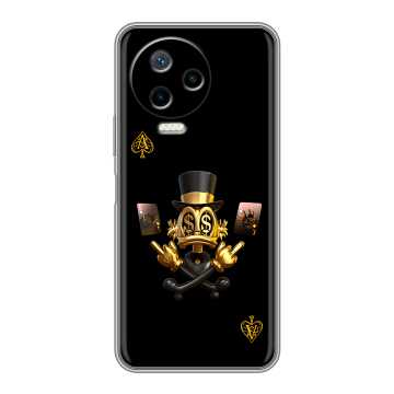 Силиконовый чехол на Infinix Note 12 2023 G99 с принтом Золотой скрудж макдак Силиконовый чехол на Infinix Note 12 2023 G99 с принтом Золотой скрудж макдак