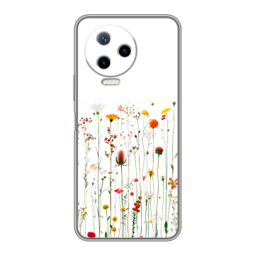 Силиконовый чехол на Infinix Note 12 2023 G99 с принтом цветы Силиконовый чехол на Infinix Note 12 2023 G99 с принтом цветы