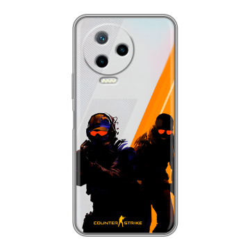 Силиконовый чехол на Infinix Note 12 2023 G99 с принтом Контер страйк Counter strike Силиконовый чехол на Infinix Note 12 2023 G99 с принтом Контер страйк Counter strike