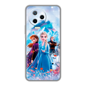 Силиконовый чехол на Infinix Note 12 2023 G99 с принтом Холодное сердце Frozen Силиконовый чехол на Infinix Note 12 2023 G99 с принтом Холодное сердце Frozen