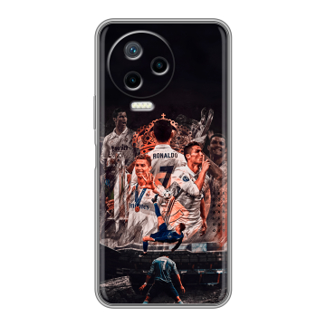 Силиконовый чехол на Infinix Note 12 2023 G99 с принтом Реал Роналдо Real Ronaldo Силиконовый чехол на Infinix Note 12 2023 G99 с принтом Реал Роналдо Real Ronaldo