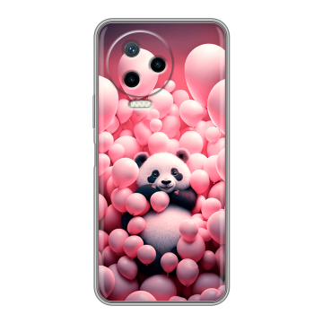 Силиконовый чехол на Infinix Note 12 2023 G99 с принтом Панда Силиконовый чехол на Infinix Note 12 2023 G99 с принтом Панда