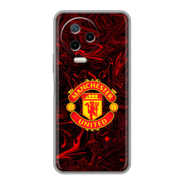 Силиконовый чехол на Infinix Note 12 2023 G99 с принтом Manchester United