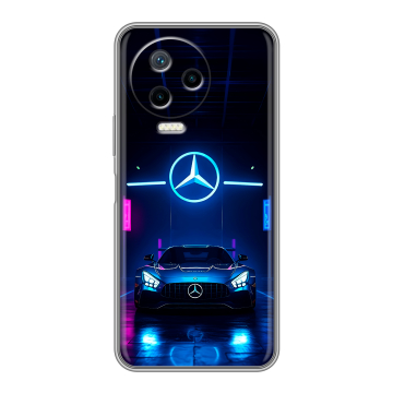 Силиконовый чехол на Infinix Note 12 2023 G99 с принтом Mercedes Мерседес Силиконовый чехол на Infinix Note 12 2023 G99 с принтом Mercedes Мерседес