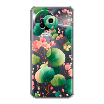 Силиконовый чехол на Infinix Note 12 2023 G99 с принтом женский
