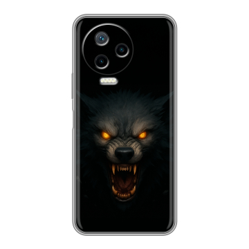 Силиконовый чехол на Infinix Note 12 2023 G99 с принтом Волк