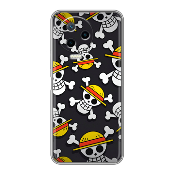 Силиконовый чехол на Infinix Note 12 2023 G99 с принтом One Piece Ван Пис