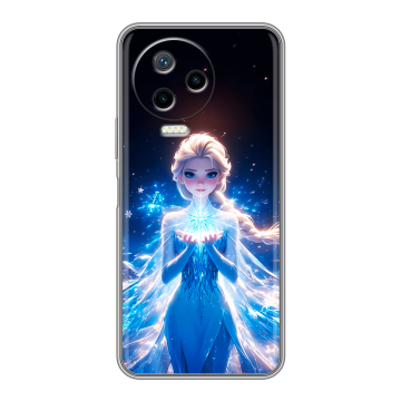 Силиконовый чехол на Infinix Note 12 2023 G99 с принтом Холодное сердце Frozen Силиконовый чехол на Infinix Note 12 2023 G99 с принтом Холодное сердце Frozen