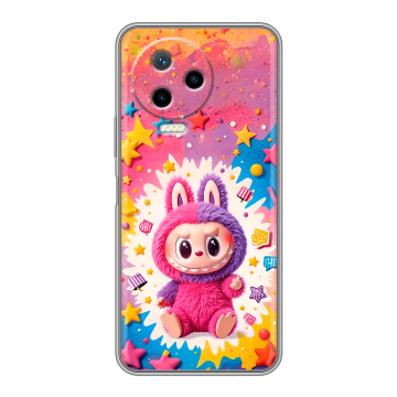 Силиконовый чехол на Infinix Note 12 2023 G99 с принтом Labubu Лабубу Силиконовый чехол на Infinix Note 12 2023 G99 с принтом Labubu Лабубу