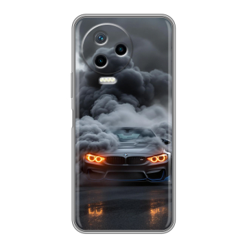 Силиконовый чехол на Infinix Note 12 2023 G99 с принтом BMW БМВ