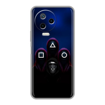Силиконовый чехол на Infinix Note 12 2023 G99 с принтом Игра Кальмара