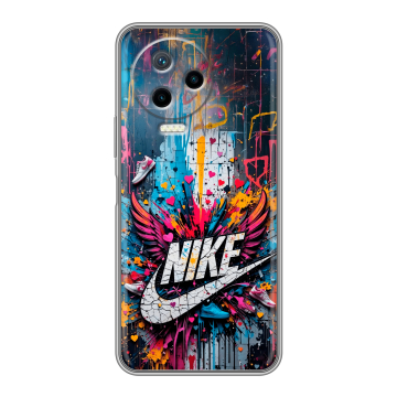 Силиконовый чехол на Infinix Note 12 2023 G99 с принтом Nike Найк Силиконовый чехол на Infinix Note 12 2023 G99 с принтом Nike Найк