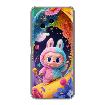 Силиконовый чехол на Infinix Note 12 2023 G99 с принтом Labubu Лабубу Силиконовый чехол на Infinix Note 12 2023 G99 с принтом Labubu Лабубу
