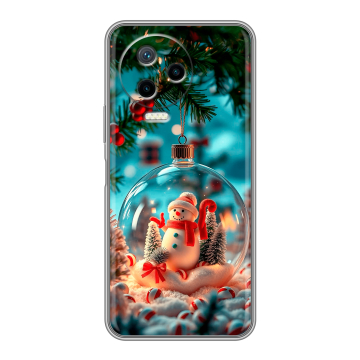 Силиконовый чехол на Infinix Note 12 2023 G99 с принтом Новый год