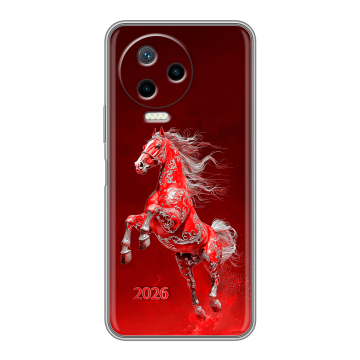 Силиконовый чехол на Infinix Note 12 2023 G99 с принтом Новый год