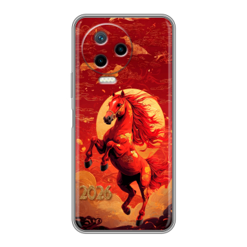 Силиконовый чехол на Infinix Note 12 2023 G99 с принтом Новый год