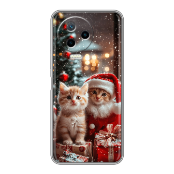 Силиконовый чехол на Infinix Note 12 2023 G99 с принтом Новый год