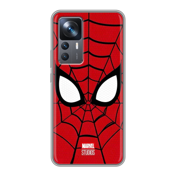 Силиконовый чехол на Xiaomi 12T с принтом человек паук spiderman Силиконовый чехол на Xiaomi 12T с принтом человек паук spiderman