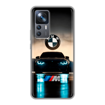 Силиконовый чехол на Xiaomi 12T с принтом БМВ BMW Силиконовый чехол на Xiaomi 12T с принтом БМВ BMW