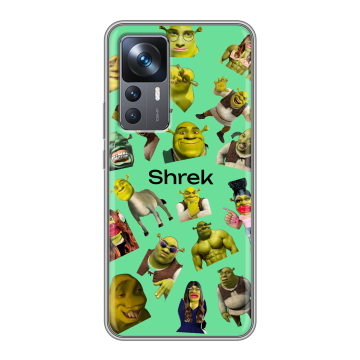Силиконовый чехол на Xiaomi 12T с принтом Шрек Shrek