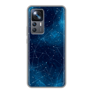 Силиконовый чехол на Xiaomi 12T с принтом Космос звезды
