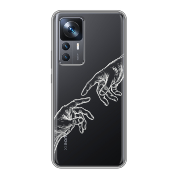 Силиконовый чехол на Xiaomi 12T с принтом Сотворение мира